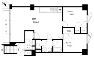 代々木プリンスマンション【1階】の間取り