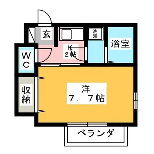 ムーンスカイ【1階】の間取り