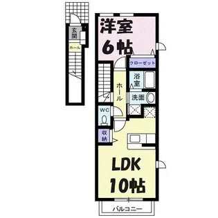 エイト・パル【2階】の間取り