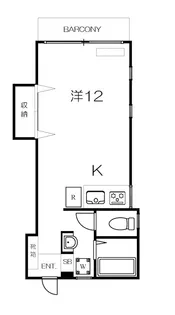 フラワービレッジ【2階】の間取り