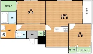 Grand Cru 東田宮【1階】の間取り