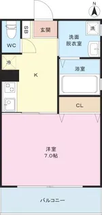 コーポ矢沢【2階】の間取り