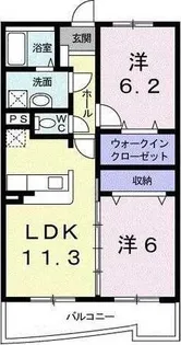 ア ディンプル【1階】の間取り