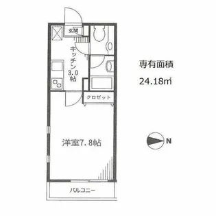フォンテ南大泉【1階】の間取り