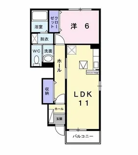 ソレアードIII【1階】の間取り