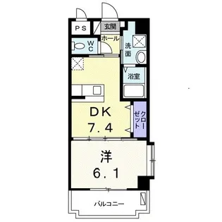 カレント A.R.K【2階】の間取り