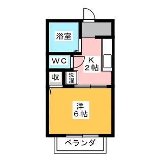 メゾンプロバンス【2階】の間取り