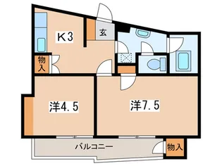 オーク室町【3階】の間取り