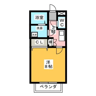 メゾン ド アンジェ【1階】の間取り