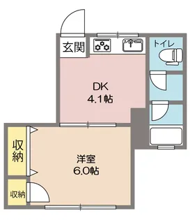 コーポ錦I【3階】の間取り