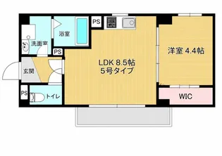 Premium Pearl塚本【1階】の間取り