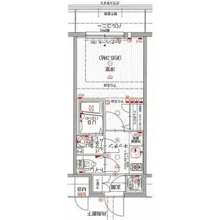 エスリード梅田グランノース【8階】の間取り