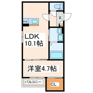 GRAND CRU CLASSE小楠【1階】の間取り
