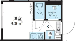 chiaro千川(キアーロセンカワ)【1階】の間取り