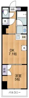 Evergreen【4階】の間取り