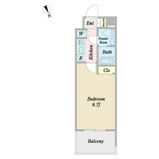 T’sgarden仲町台【2階】の間取り