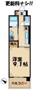 ジェット別所【1階】の間取り