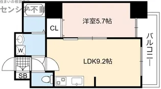 ラ・ミモーサ【4階】の間取り