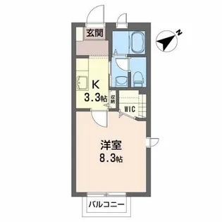 シャーメゾン大森【1階】の間取り