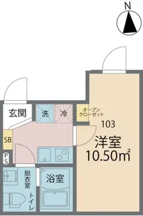 カインドネス東大和North【1階】の間取り