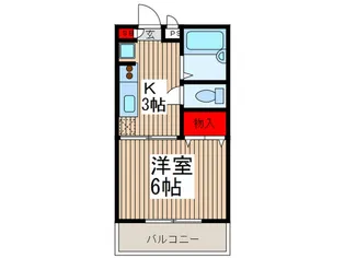 メナ-ジュ東大宮【1階】の間取り