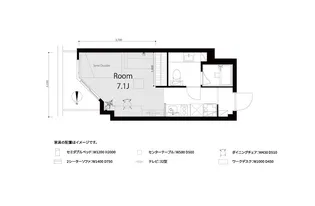 インペリアル赤坂フオーラム【4階】の間取り