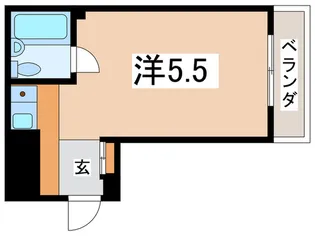 イスターナ堀江【4階】の間取り