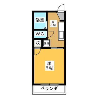 エステートB【1階】の間取り