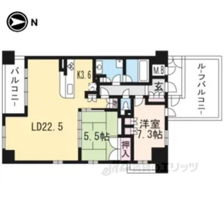 ザ・京都レジデンス岡崎神宮【4階】の間取り