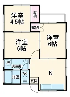 岩澤アパート【2階】の間取り