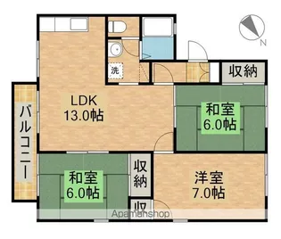 セジュール春陽【2階】の間取り