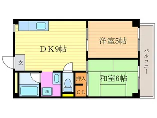 桂フォ-ラム【1階】の間取り