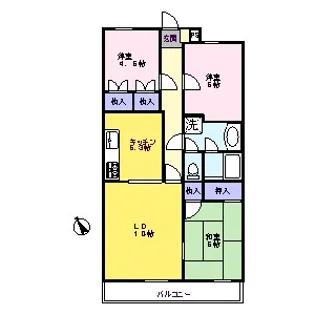 グリーンヒルズ田園調布【3階】の間取り