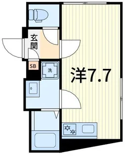 レピュア青砥レジデンス【2階】の間取り