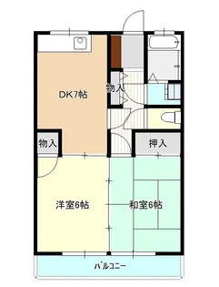 コーポヒロ【2階】の間取り