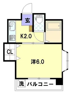 グランディスタ上野【3階】の間取り