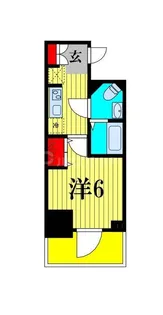 Alivis船橋East【12階】の間取り
