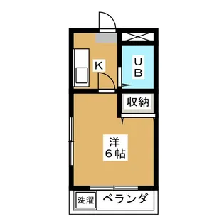 コーポユキ【1階】の間取り