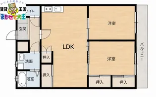 丸二ハイツ【1階】の間取り