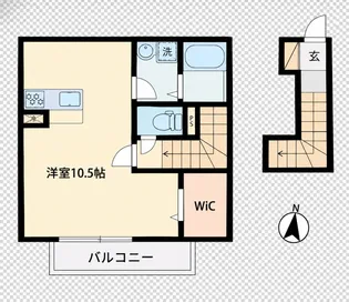 スクエア緑園II【2階】の間取り