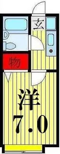 シャンブル綾瀬J【2階】の間取り