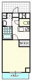 プログレス八乙女【3階】の間取り
