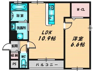 ストリート アベニュー・H【1階】の間取り