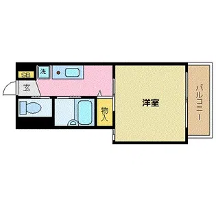 Newroof宇栄原【2階】の間取り