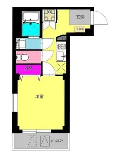b’CASA深川森下【4階】の間取り