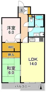 フェアリー平野【2階】の間取り