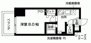 大須レジデンス【4階】の間取り