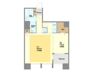 RE BLDG【11階】の間取り