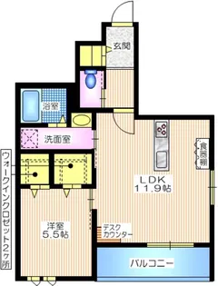 Printemps KASE【1階】の間取り