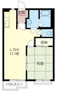 コートピア港南B【2階】の間取り